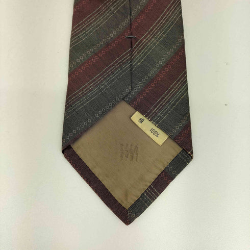 アイムイッセイミヤケ im ISSEY MIYAKE ボーダー シルクネクタイ メンズ